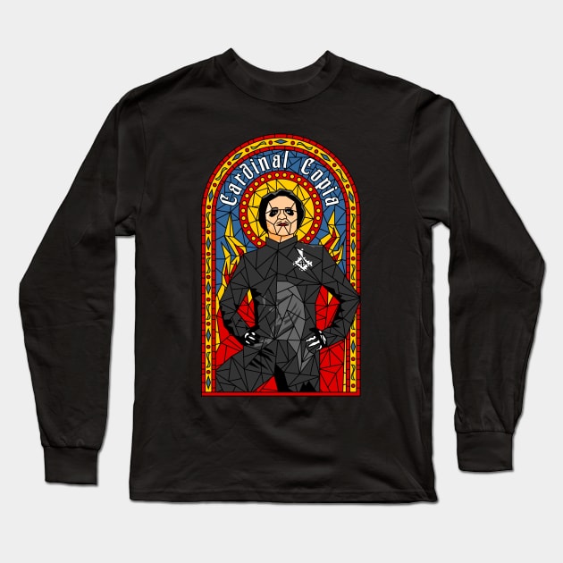 Cardinal Copia / Ghost / Papa Emeritus Long Sleeve T-Shirt by Night Day On Off